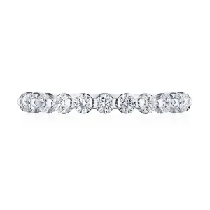 Two Prong Diamond Halfway Band