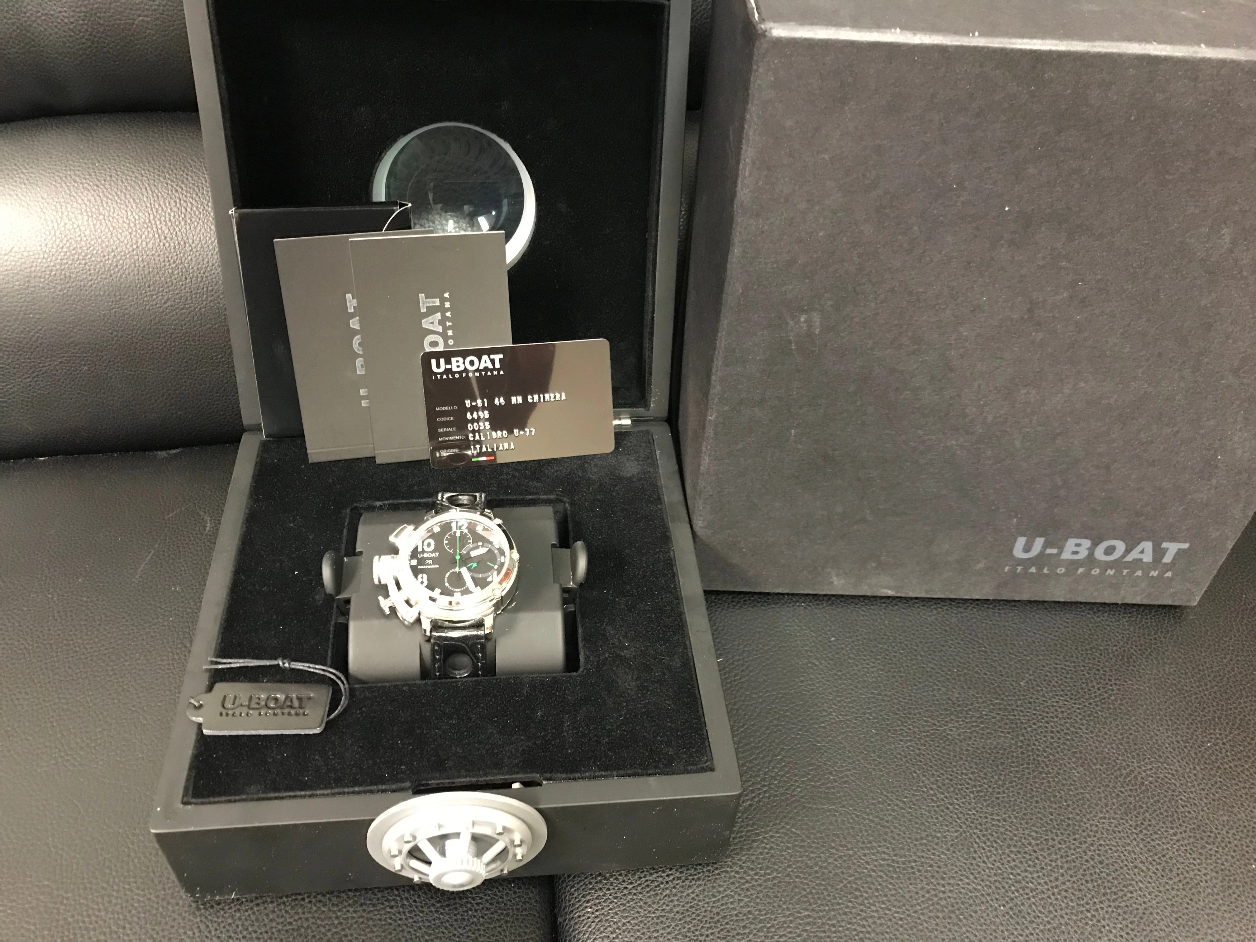 U-Boat Chimera Limited Edition U-51 Black Dial Automatic Men's Watch