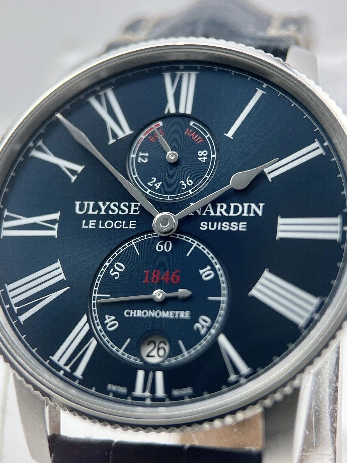 Ulysse Nardin Marine Blue Dial Torpilleur 42mm 1183-310 Men’s Automatic Watch