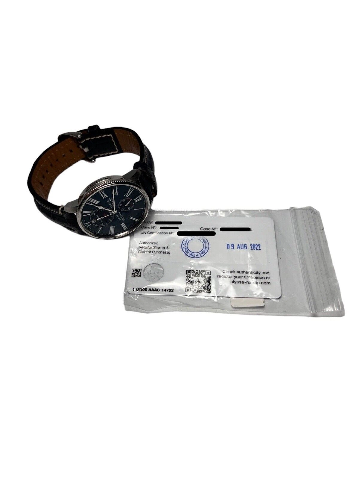 Ulysse Nardin Marine Blue Dial Torpilleur 42mm 1183-310 Men’s Automatic Watch