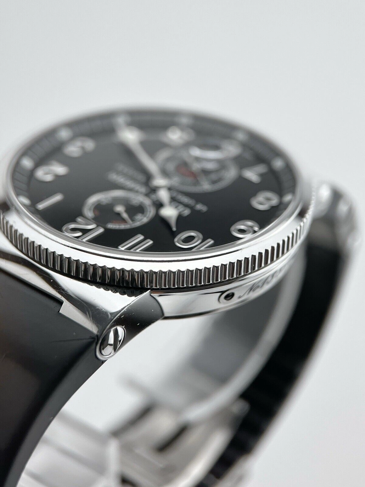 Ulysse Nardin Marine Chronograph 41mm Automatic Watch Black Dial 263-66