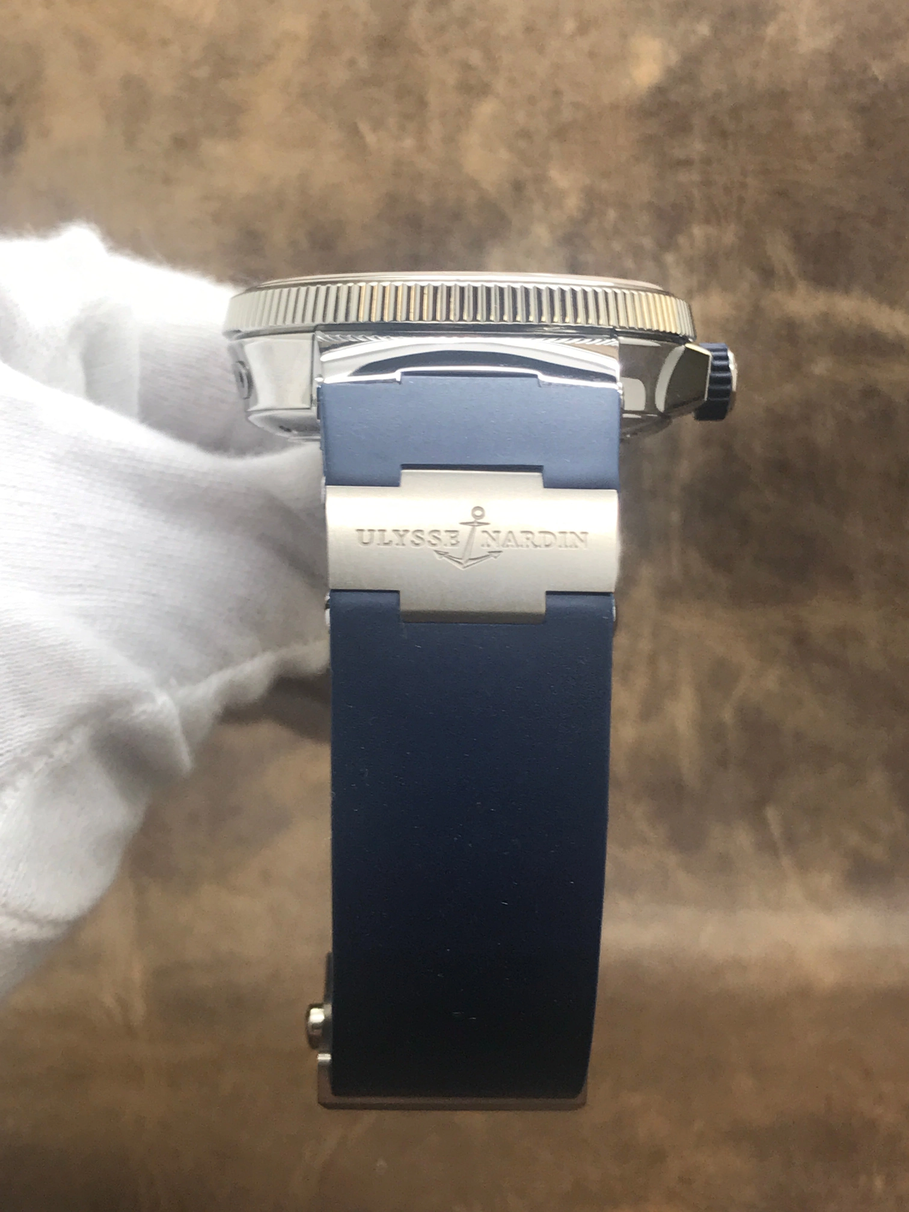 Ulysse Nardin Marine Chronometer 1183-126 White Roman Dial Automatic  Men's Watch