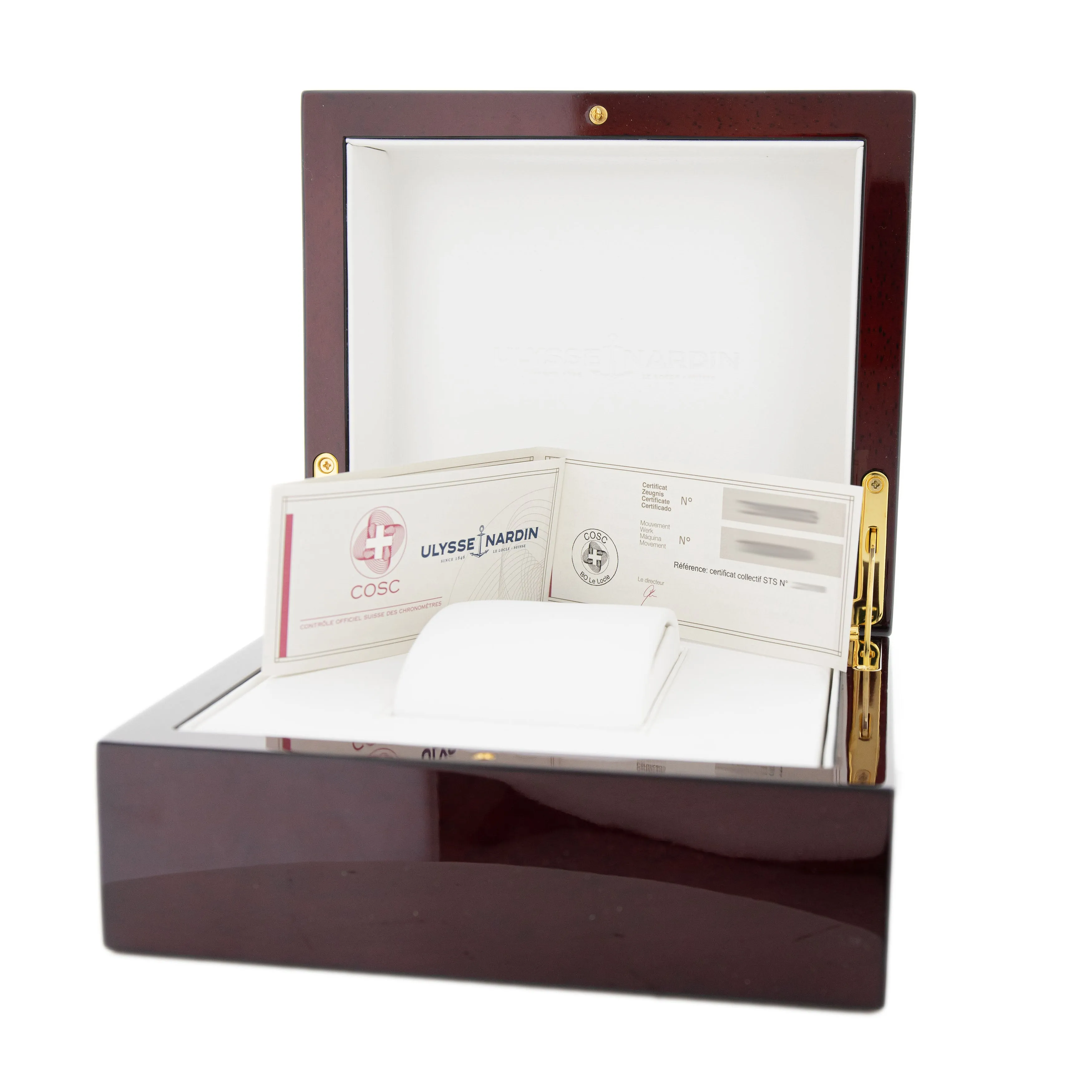 Ulysse Nardin Marine Chronometer Stainless Steel White Dial 45mm 1183-122/40 Full Set