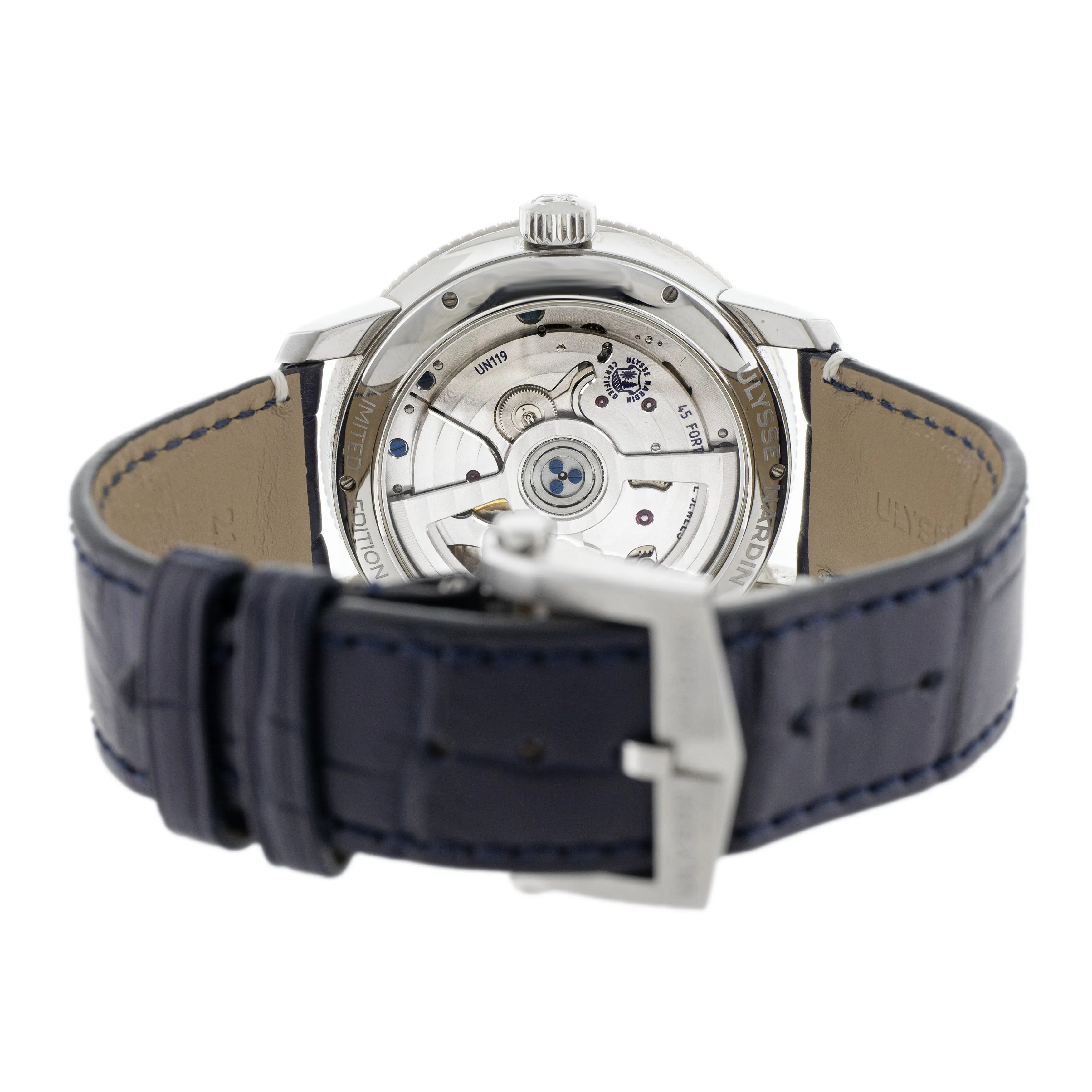 Ulysse Nardin Marine Torpilleur Aventurine Blue Steel 42mm 1193-310LE Full Set