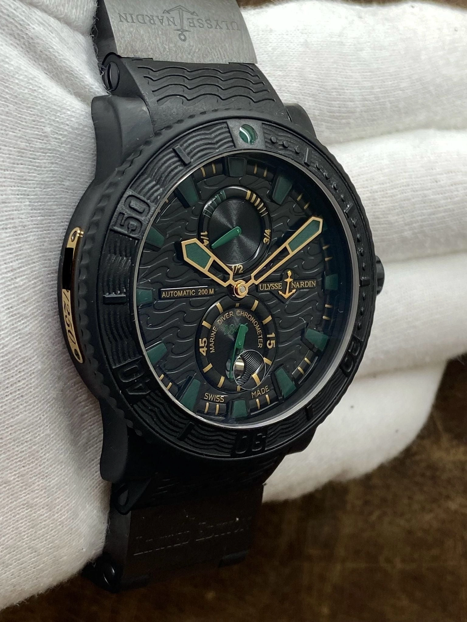 Ulysse Nardin Maxi Marine Diver Black Sea Camo L.E 250pcs 263-92 Black Dial Automatic Men's Watch