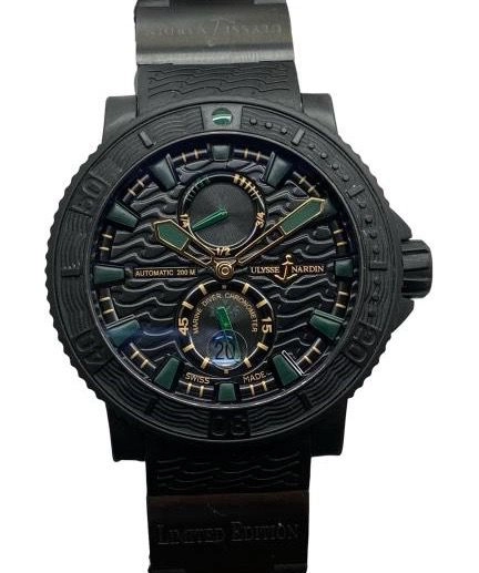 Ulysse Nardin Maxi Marine Diver Black Sea Camo L.E 250pcs 263-92 Black Dial Automatic Men's Watch