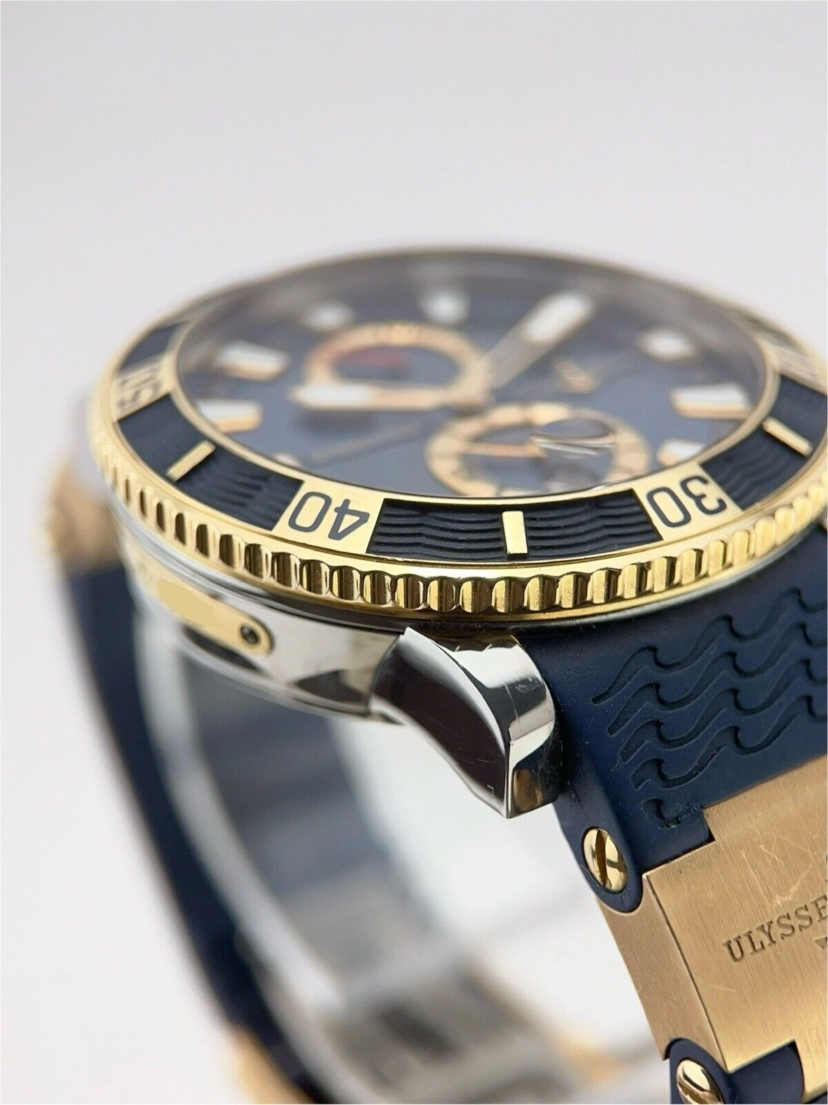 Ulysse Nardin Maxi Marine Diver Steel and Gold 45mm Automatic Men’s Watch 265-90