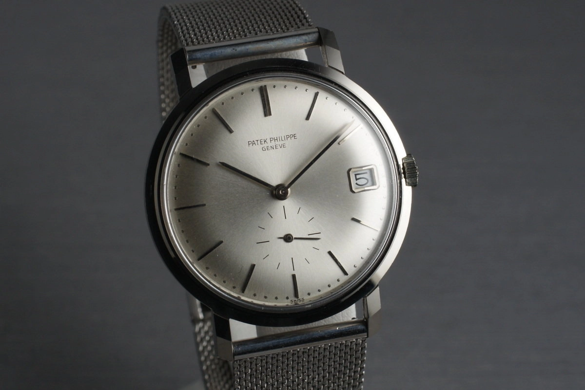 Vintage 18K White Gold Automatic Patek Philippe 3445