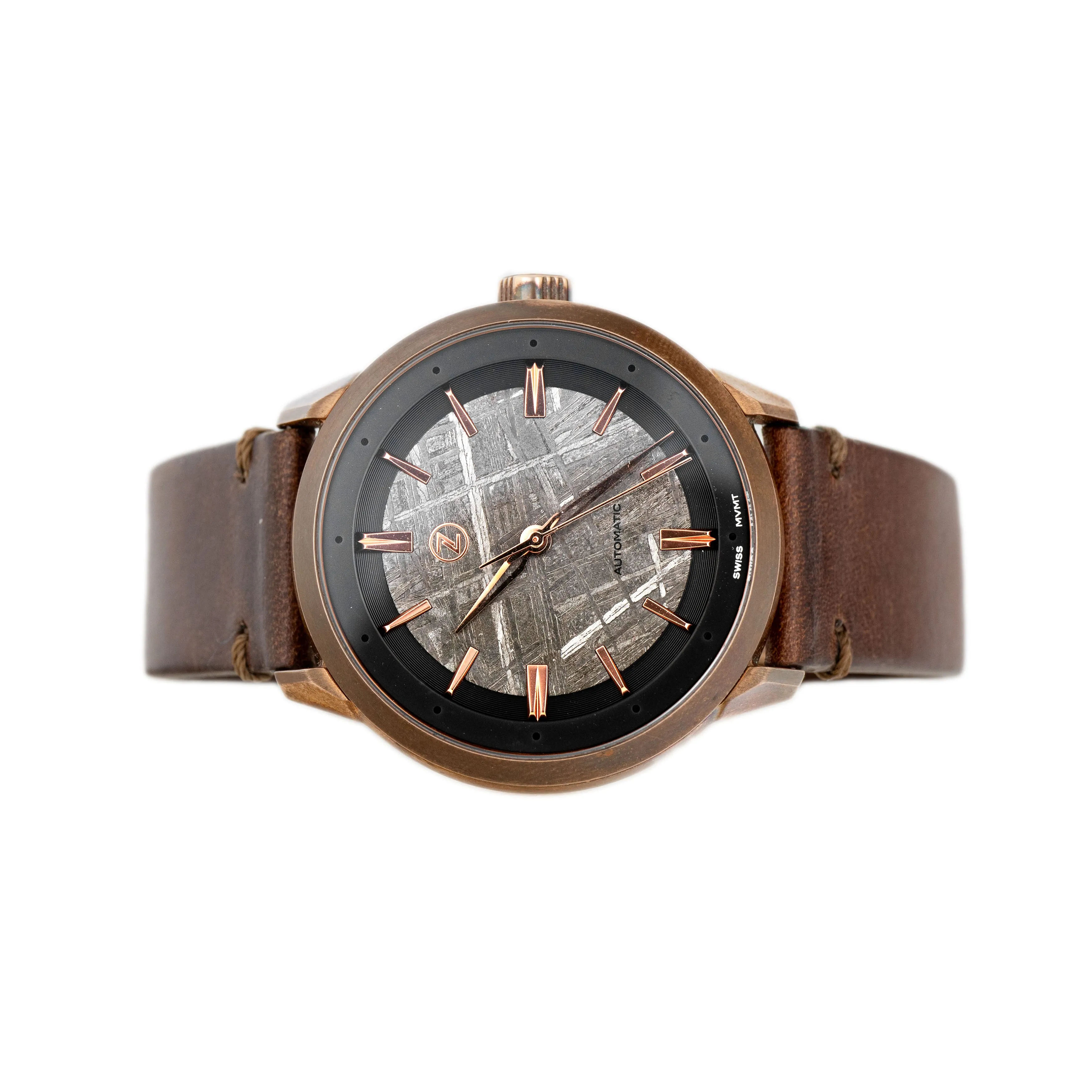 Zelos Gallant G-1 Bronze Meteorite Gray Dial 40mm Full Set