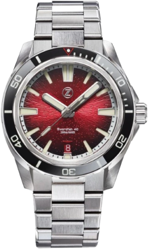 Zelos Swordfish 40mm Crimson Red