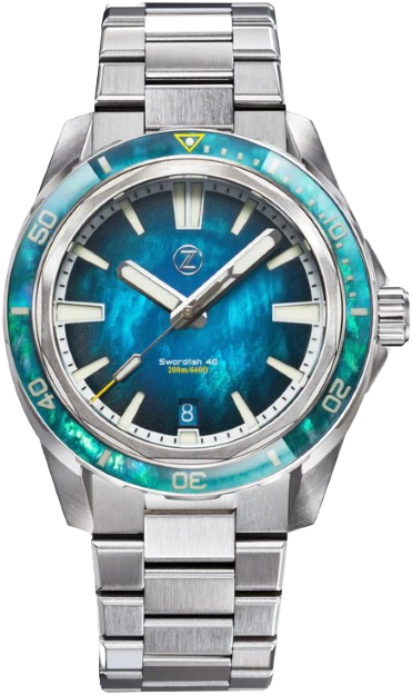 Zelos Swordfish 40mm Teal MOP