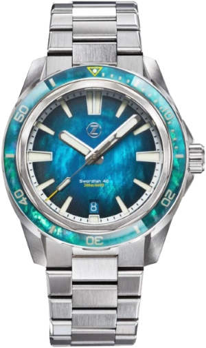 Zelos Swordfish 40mm Teal MOP