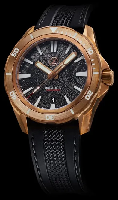 Zelos Swordfish Bronze Meteorite ETA 2892