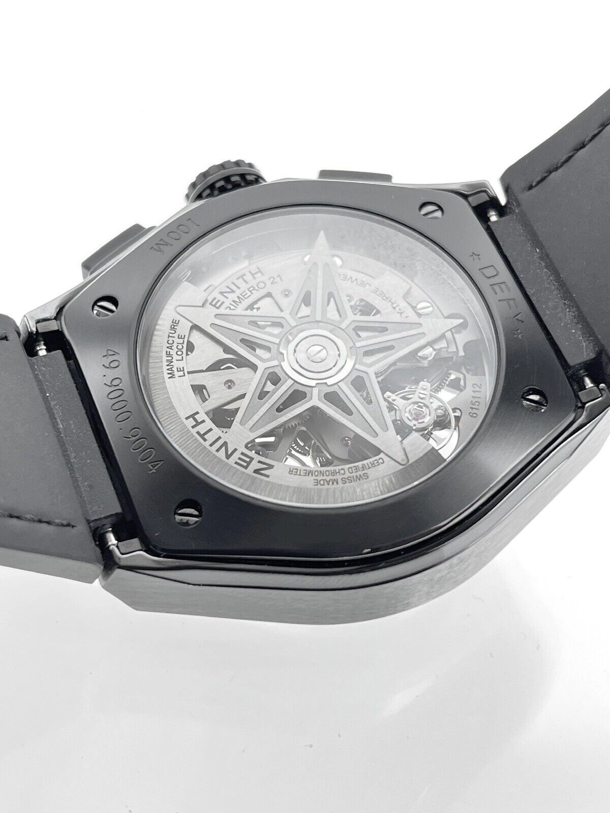 Zenith Defy El Primero Black Ceramic 49.000.9004/78.R582 Automatic 44mm  - B&Ps