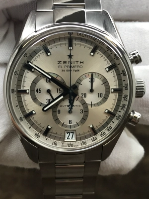 Zenith El Primero 36,000 VPH 03.2040.400/69.C494 Silver Dial Automatic  Men's Watch