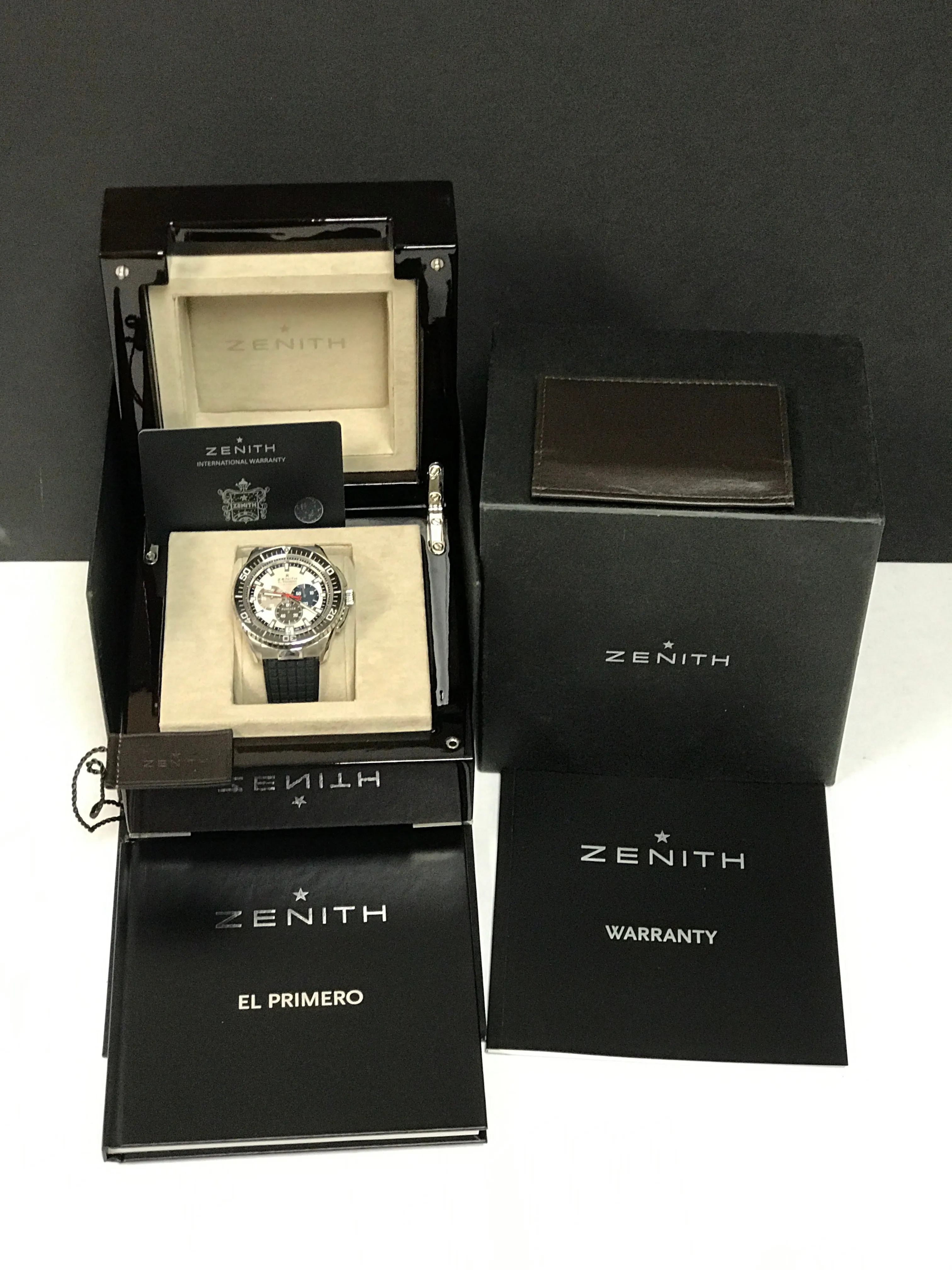 Zenith El Primero Stratos Flyback 03.2062.4057 Silver Tri-Color Dial Automatic Men's Watch