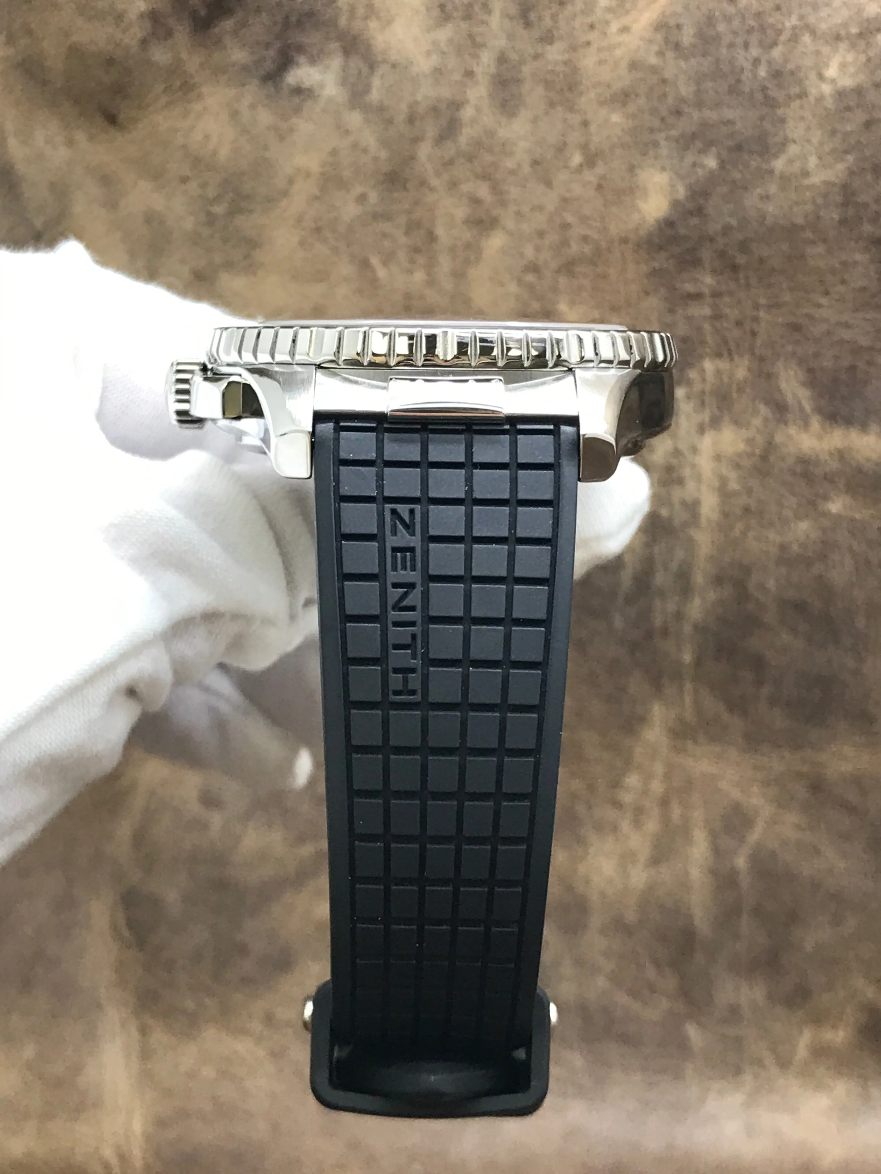 Zenith El Primero Stratos Flyback 03.2062.4057 Silver Tri-Color Dial Automatic Men's Watch