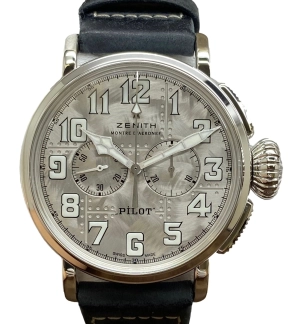 Zenith Zenith Pilot Type 20 Chronograph L.E 250pcs 05.2430.4069 Silver Dial Automatic Men's Watch